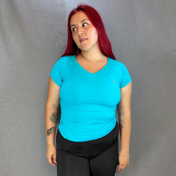 Blusa Aguamarina