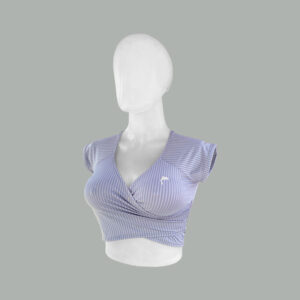 Crop Cruzado Gris