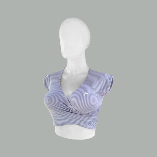 Crop Cruzado Gris